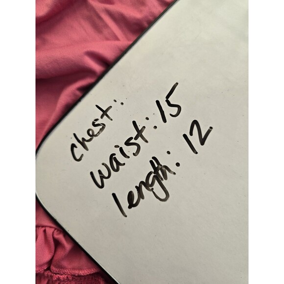 Delia's Mini Shorts Woman's XL Pink Ruffle Sleepwear Colorful Maximalist - Picture 5 of 6